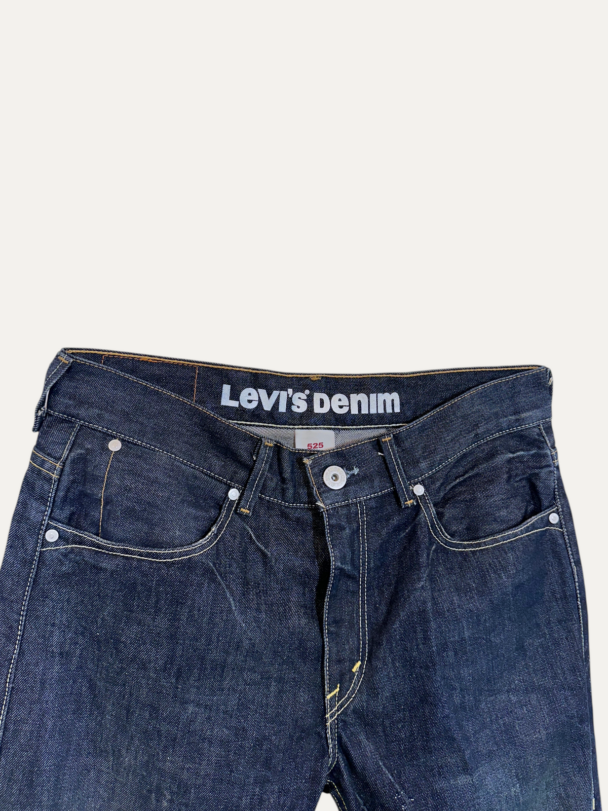 Vintage Levi's 525 Straight Jeans in blue, unisex, size W33 L34 – second-hand