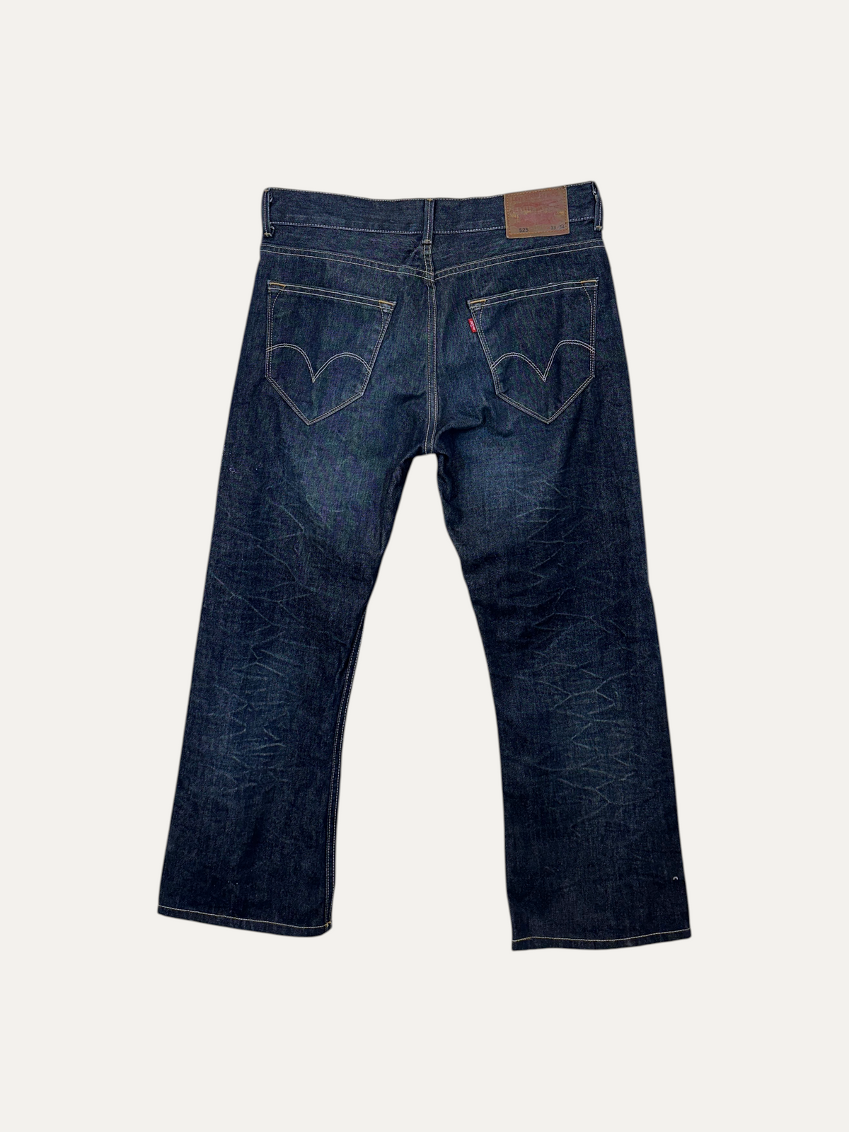 Vintage Levi's 525 Straight Jeans in blue, unisex, size W33 L34 – second-hand