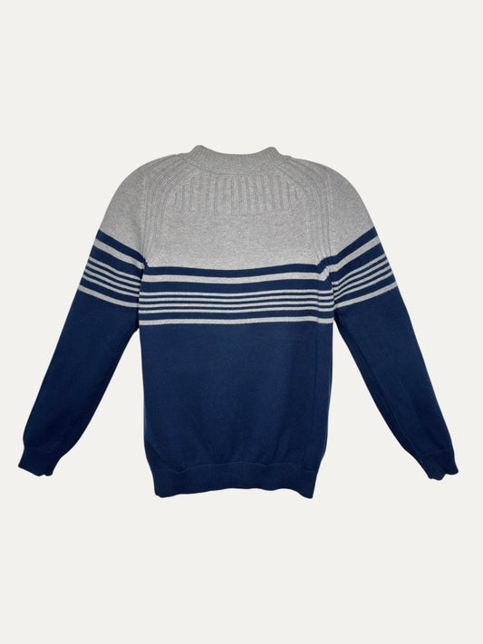 Vintage Lacoste Sweater in grey, unisex, size XS – second-hand