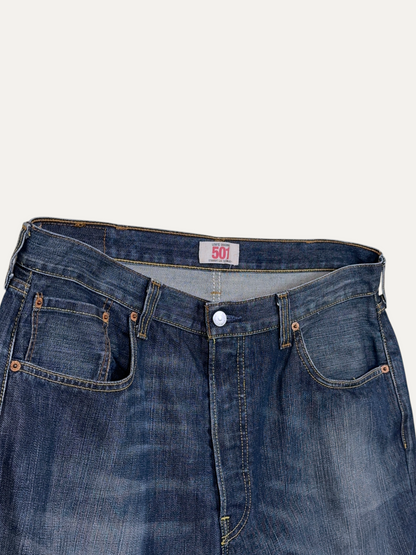 Vintage Levi's 501 Straight Jeans in blue, unisex, size W38 L34 – second-hand
