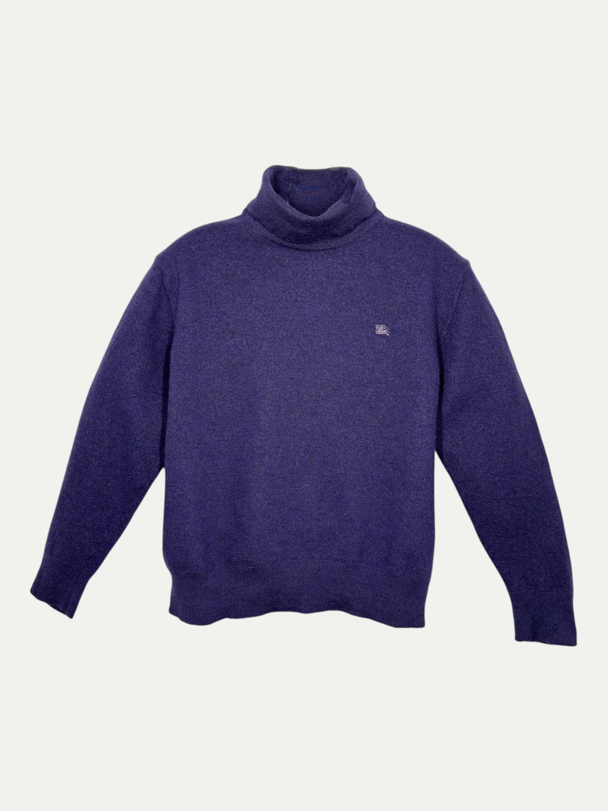 Vintage Burberry Sweater in purple, unisex, size XXL – second-hand