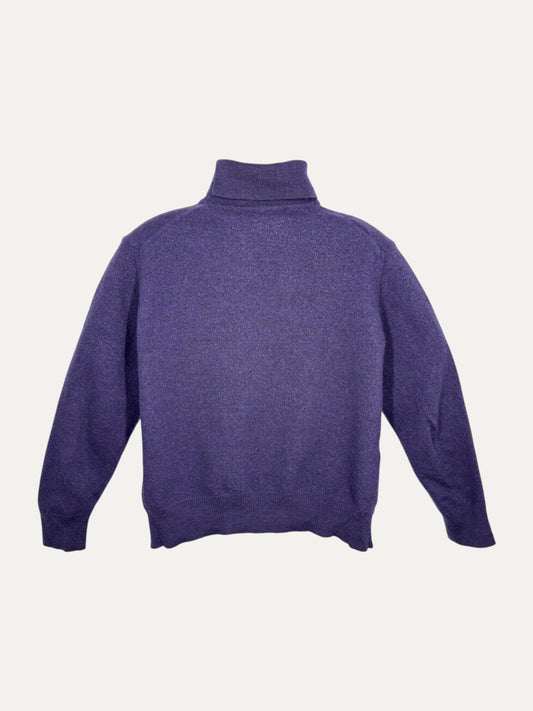Vintage Burberry Sweater in purple, unisex, size XXL – second-hand