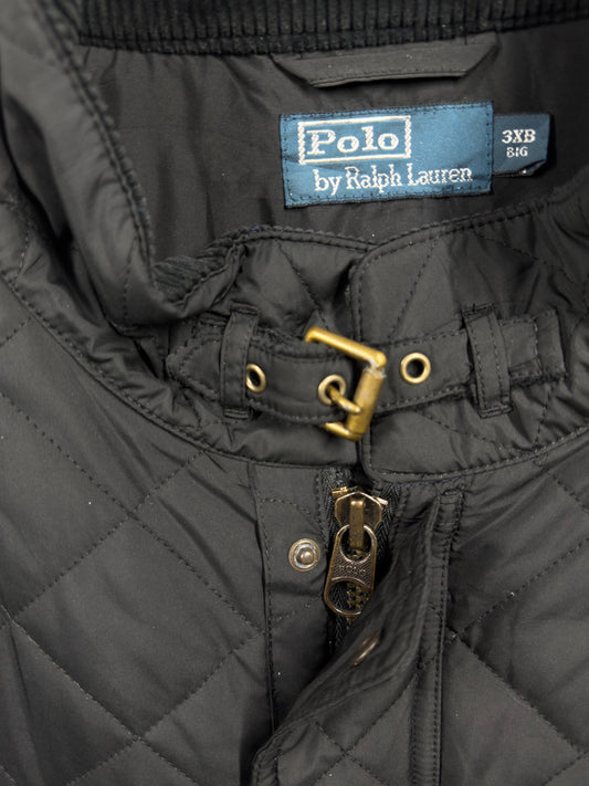 Vintage Polo Ralph Lauren Jacket in black, men's, size 3XL – second-hand