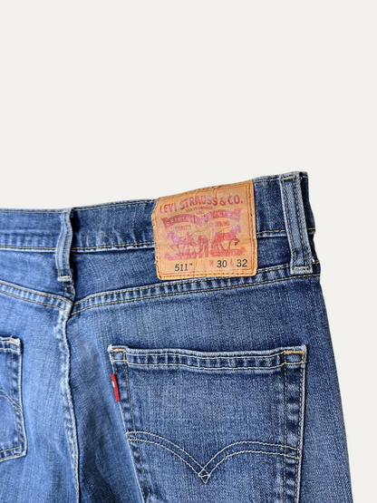 Vintage Levi's 511 Slim Jeans in blue, men's, size W30 L32 – second-hand