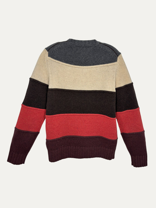 Vintage Tommy Hilfiger Sweater in red, unisex, size M – second-hand