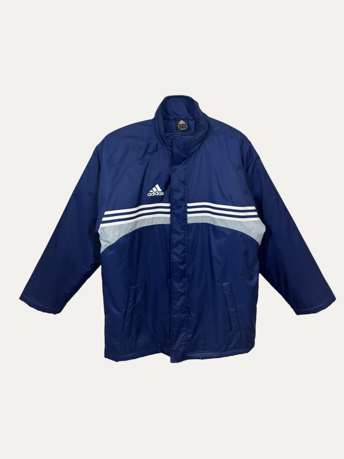 Vintage Adidas Jacket in grey, men's, size M – second-hand
