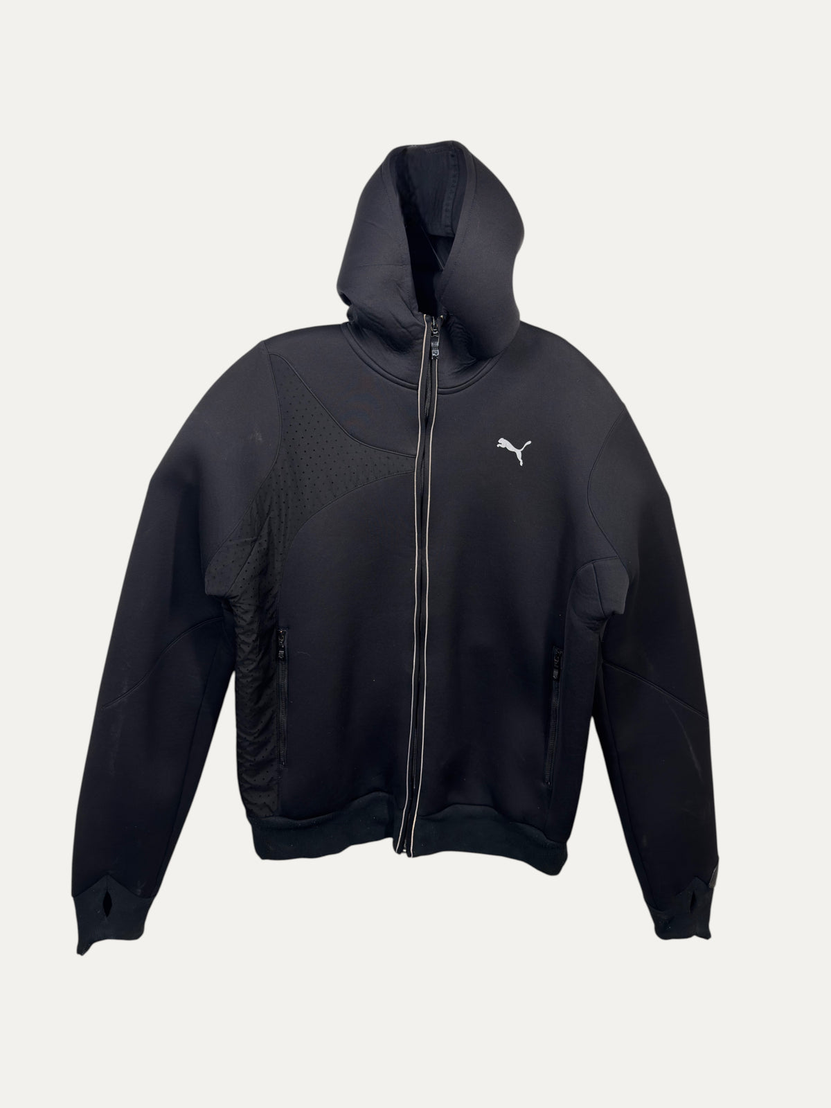 Vintage Puma Jacket in black, men's, size L – second-hand