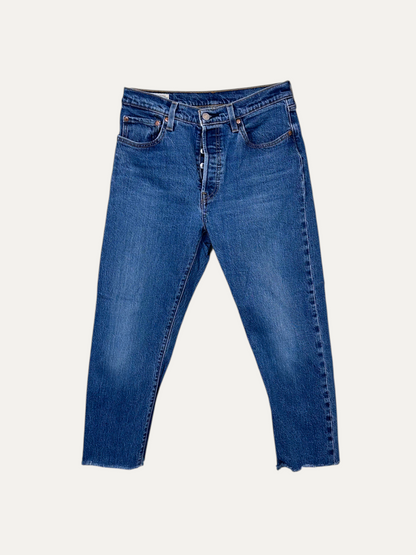 Vintage Levi's 501 Straight Jeans in blue, unisex, size W28 L26 – second-hand
