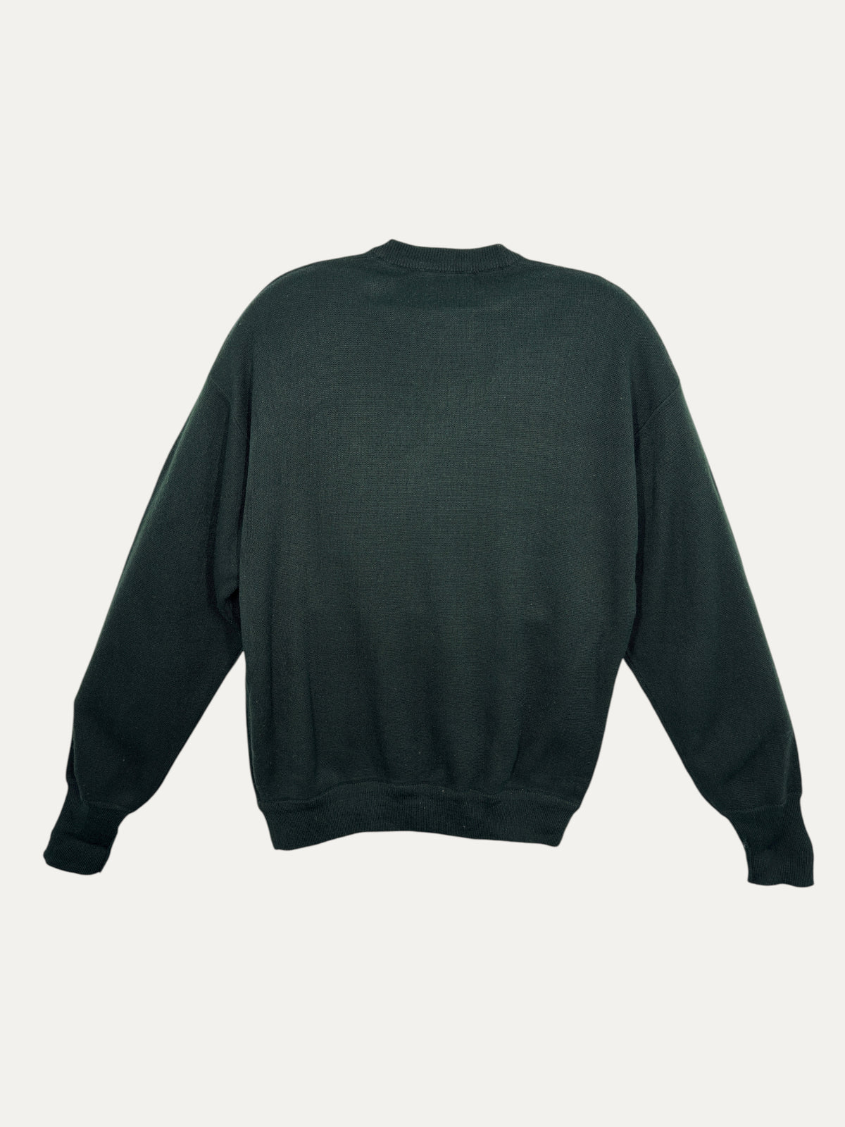 Vintage Lacoste Sweater in green, unisex, size XXL – second-hand