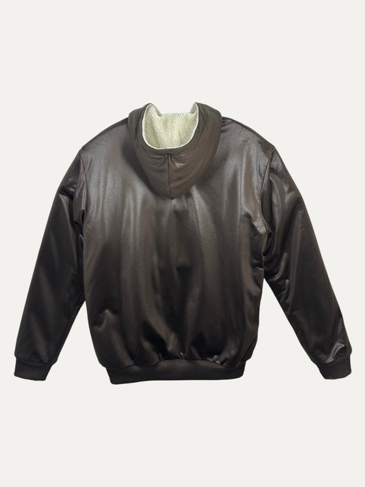 Vintage Adidas Jacket in brown, men's, size L – second-hand