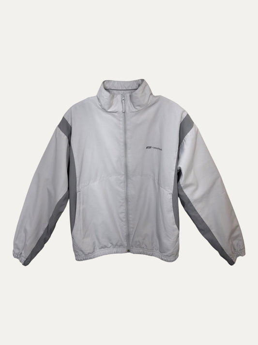 Vintage Reebok Jacket in grey, unisex, size M – second-hand