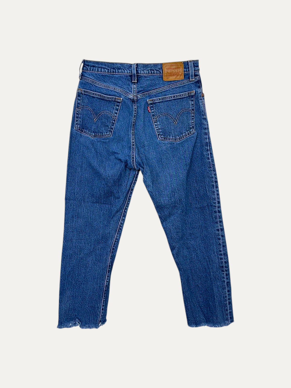 Vintage Levi's 501 Straight Jeans in blue, unisex, size W28 L26 – second-hand