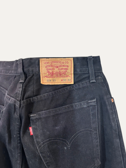 Vintage Levi's 534 Slim Jeans in blue, women's, size W32 L32 – second-hand