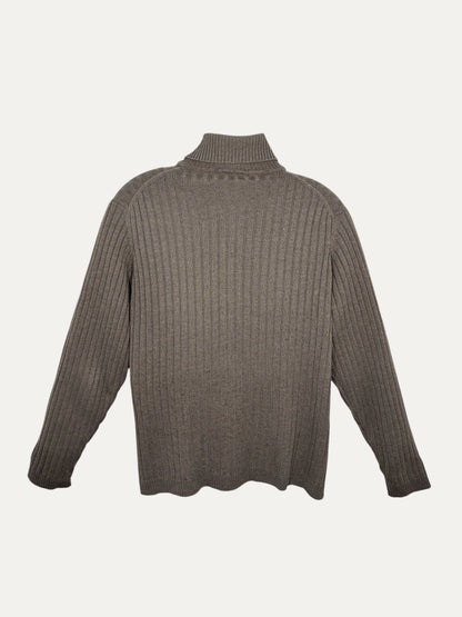 Vintage Lacoste Sweater in brown, unisex, size XL – second-hand
