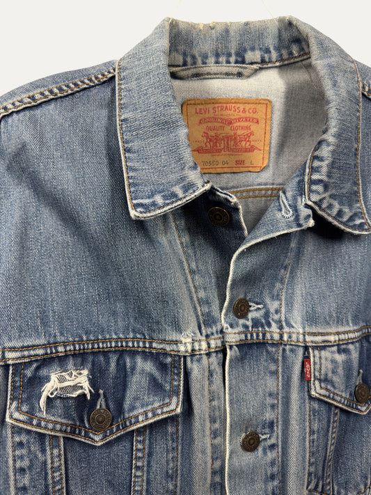 Vintage Levi's Jacket in blue, unisex, size L – second-hand