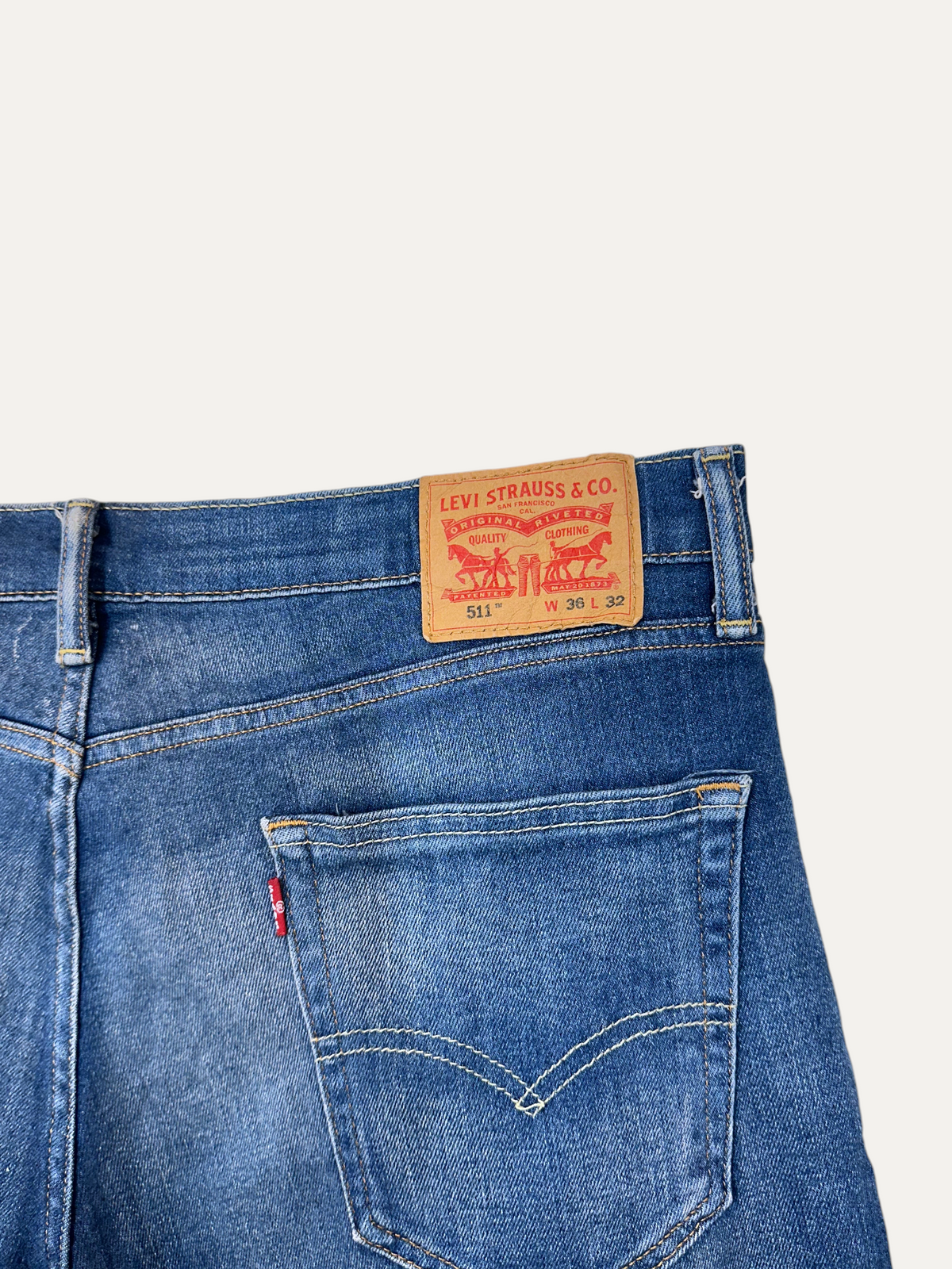 Vintage Levi's 511 Slim Jeans in blue, men's, size W36 L32 – second-hand