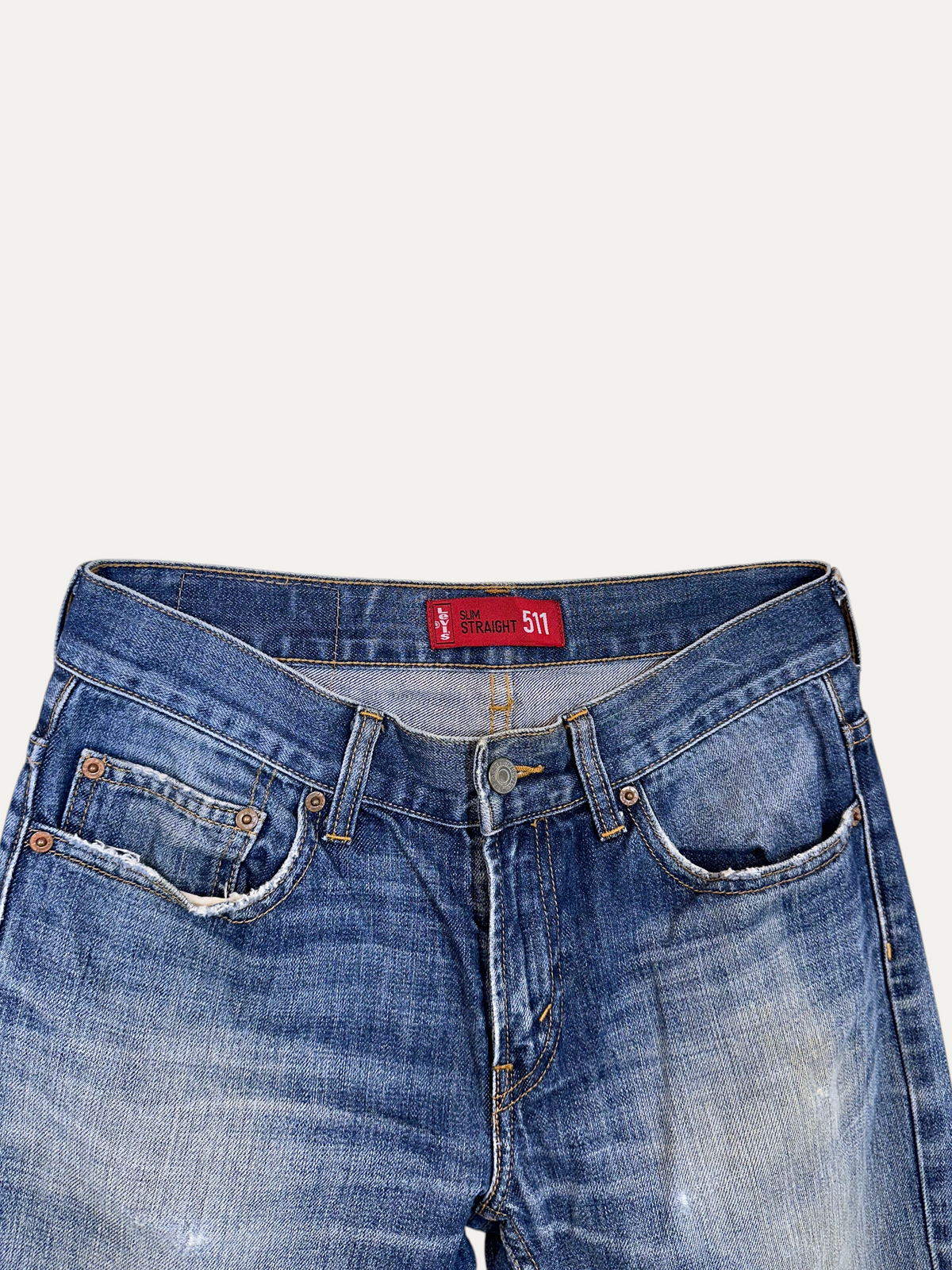 Vintage Levi's 511 Slim Jeans in blue, men's, size W30 L32 – second-hand
