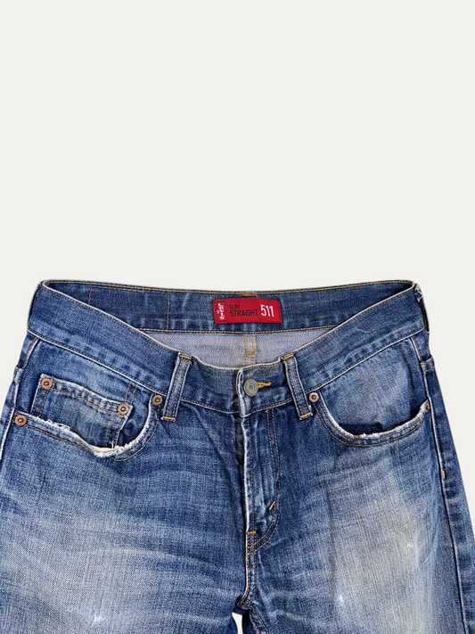 Vintage Levi's 511 Slim Jeans in blue, men's, size W30 L32 – second-hand