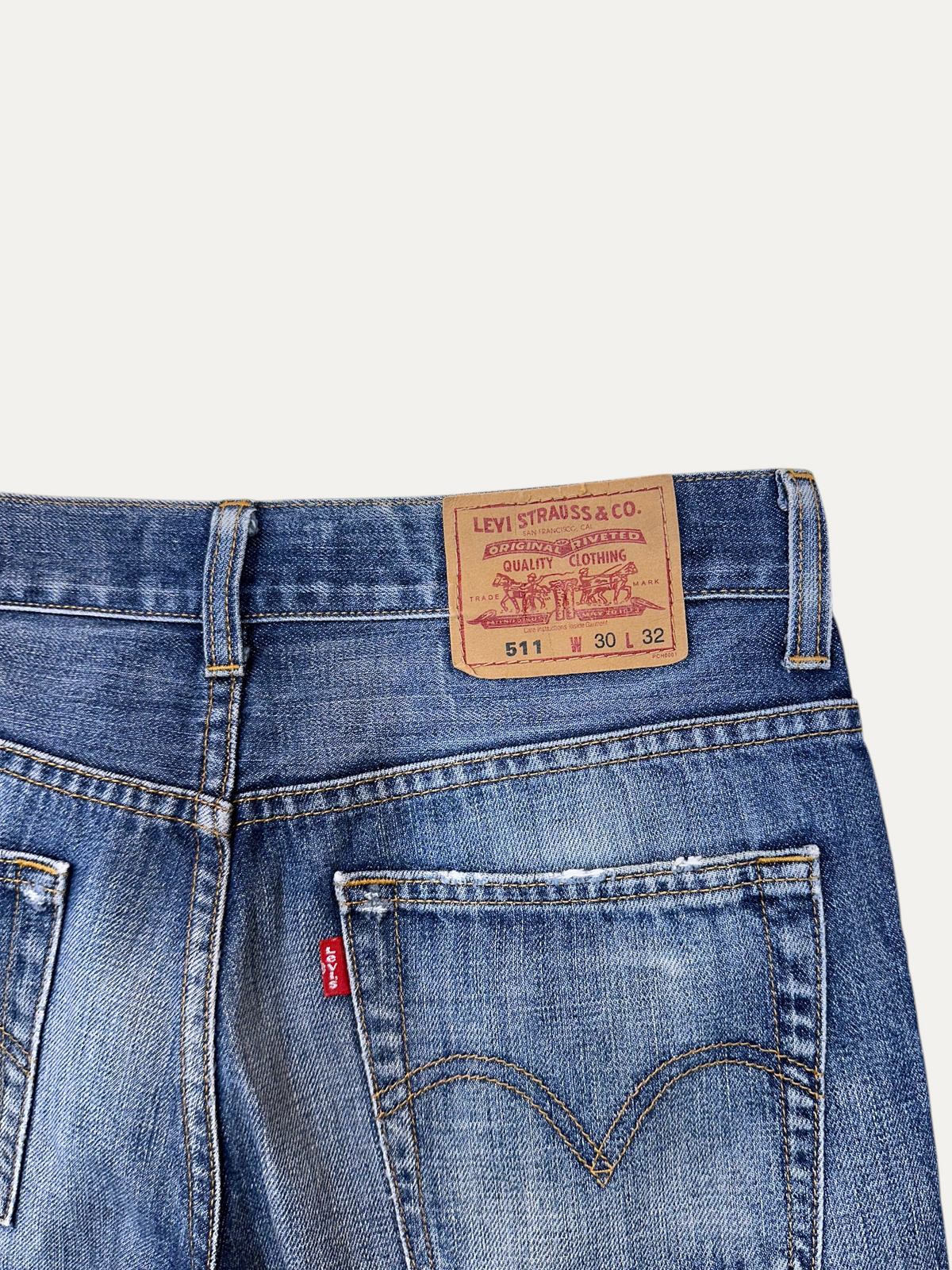 Vintage Levi's 511 Slim Jeans in blue, men's, size W30 L32 – second-hand