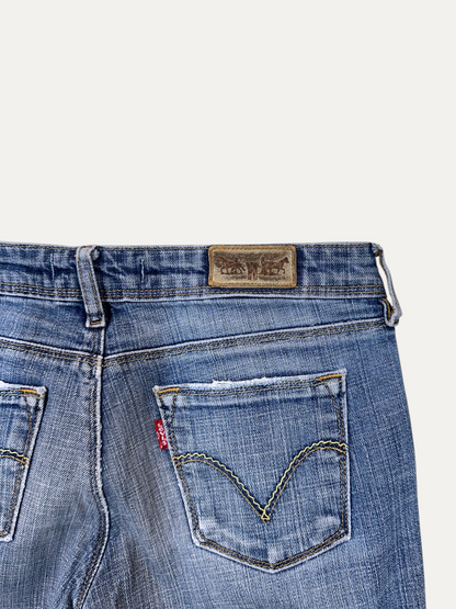 Vintage Levi's 572 Slim Jeans in blue, women's, size W29 L36 – second-hand