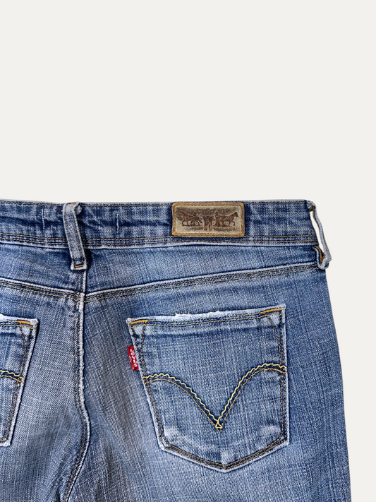 Vintage Levi's 572 Slim Jeans in blue, women's, size W29 L36 – second-hand
