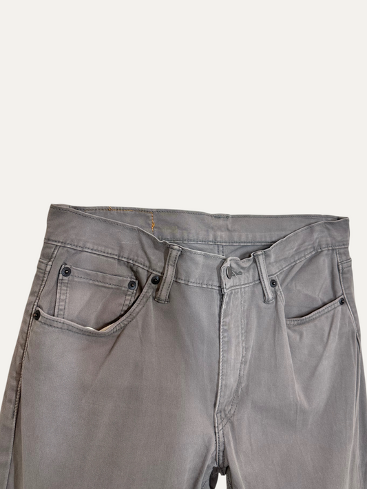Vintage Levi's 511 Slim Jeans in grey, men's, size W33 L34 – second-hand