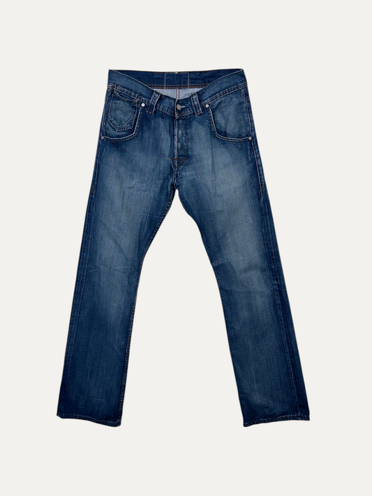 Vintage Levi's 506 Straight Jeans in blue, unisex, size W32 L34 – second-hand