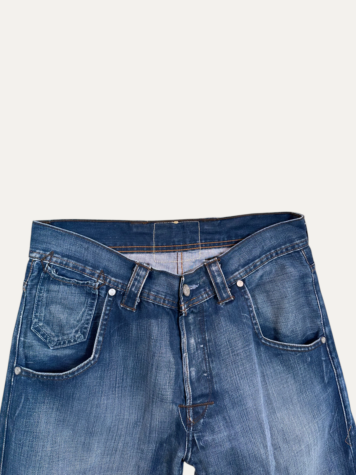 Vintage Levi's 506 Straight Jeans in blue, unisex, size W32 L34 – second-hand