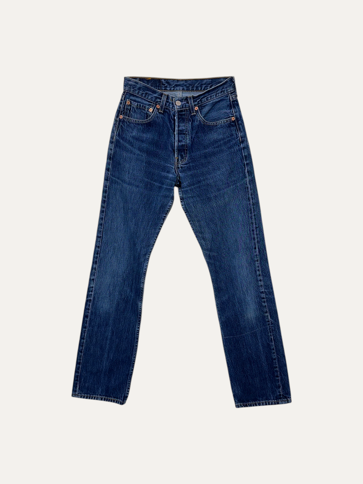 Vintage Levi's 501 Straight Jeans in blue, unisex, size W27 L32 – second-hand