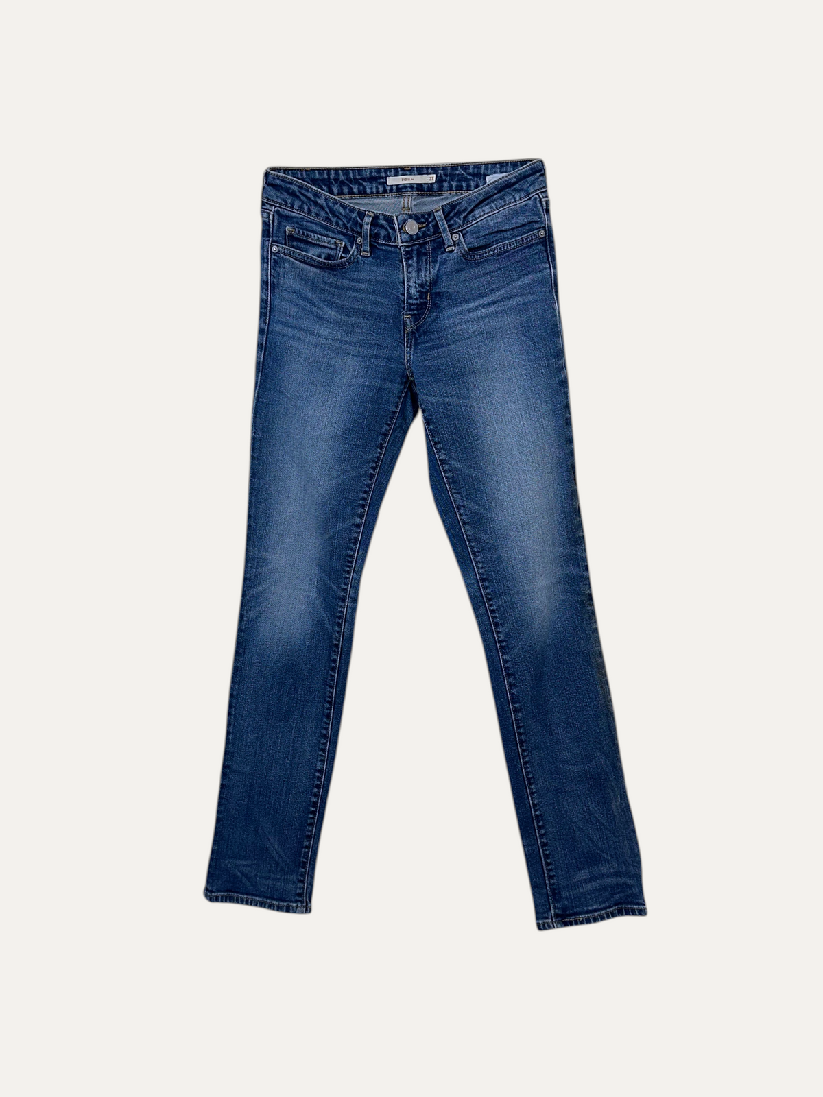 Vintage Levi's 712 Slim Jeans in blue, women's, size W27 L32 – second-hand