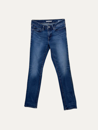 Vintage Levi's 712 Slim Jeans in blue, women's, size W27 L32 – second-hand