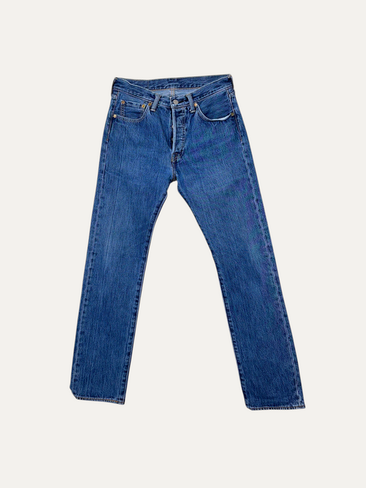 Vintage Levi's 501 Straight Jeans in blue, unisex, size W30 L32 – second-hand