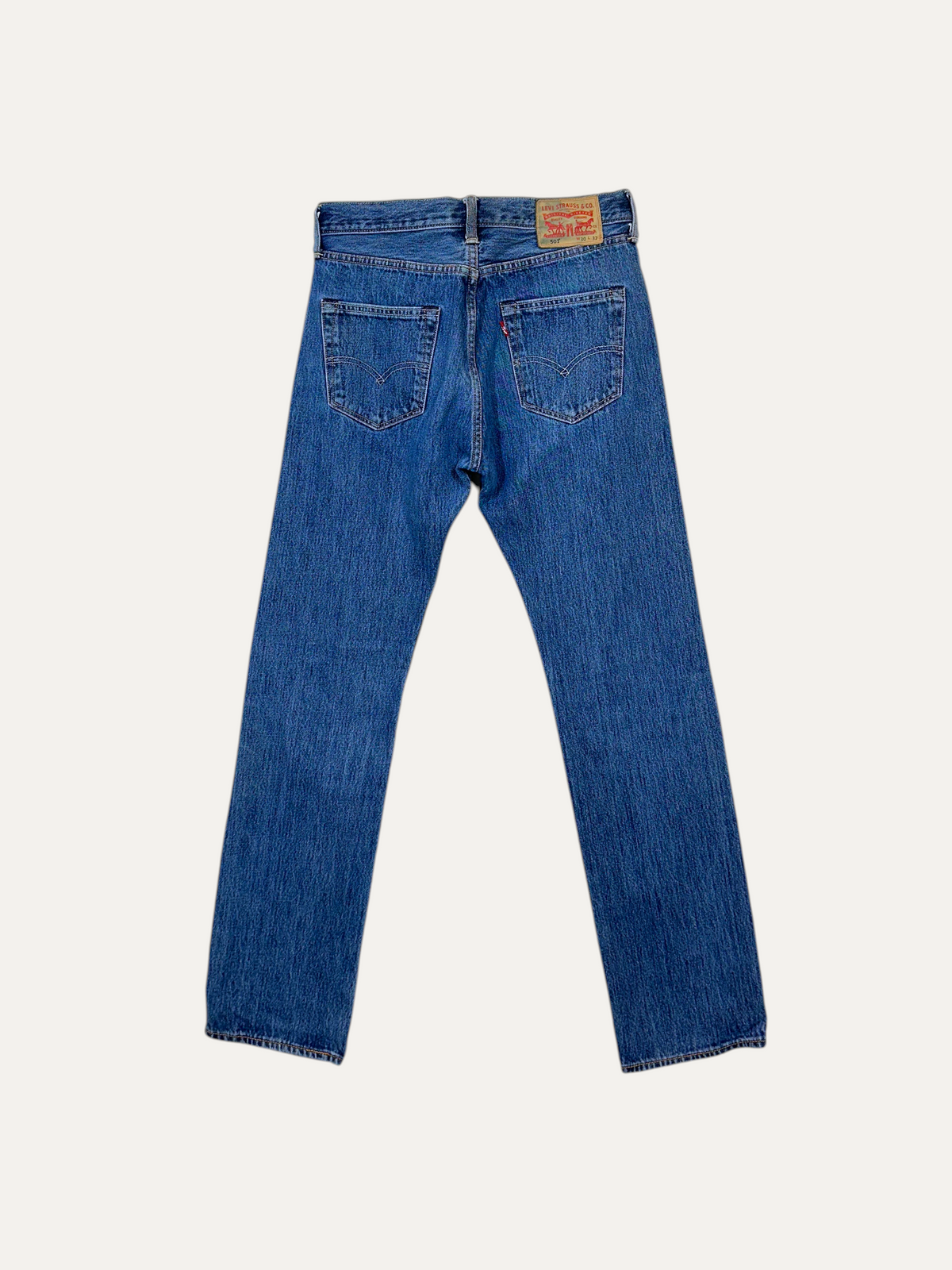 Vintage Levi's 501 Straight Jeans in blue, unisex, size W30 L32 – second-hand