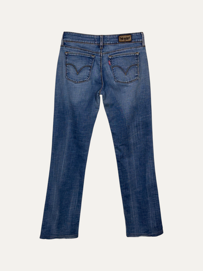 Vintage Levi's 570 Slim Jeans in blue, women's, size W31 L34 – second-hand