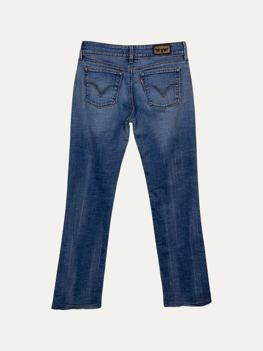 Vintage Levi's 570 Slim Jeans in blue, women's, size W31 L34 – second-hand