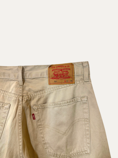 Vintage Levi's 521 Slim Jeans in blue, men's, size W34 L36 – second-hand