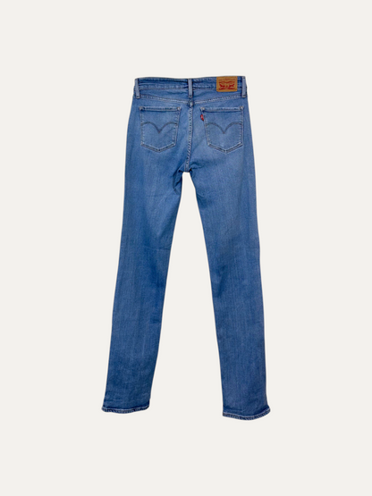 Vintage Levi's 712 Slim Jeans in blue, women's, size W28 L34 – second-hand