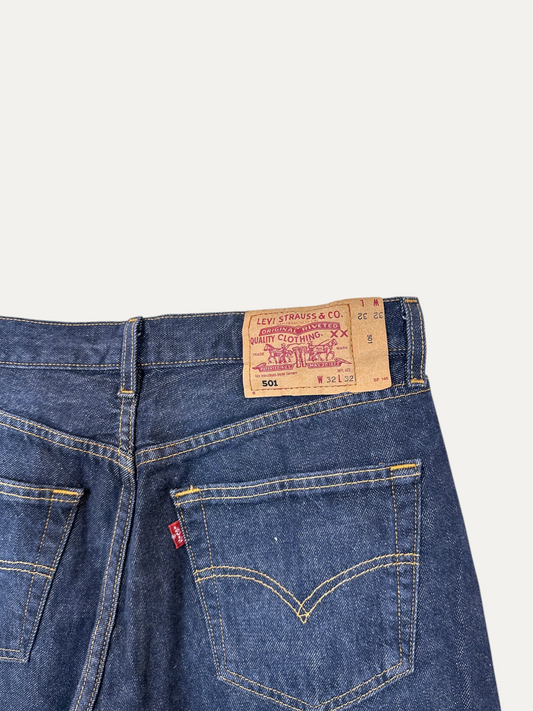 Vintage Levi's 501 Straight Jeans in blue, unisex, size W32 L32 – second-hand