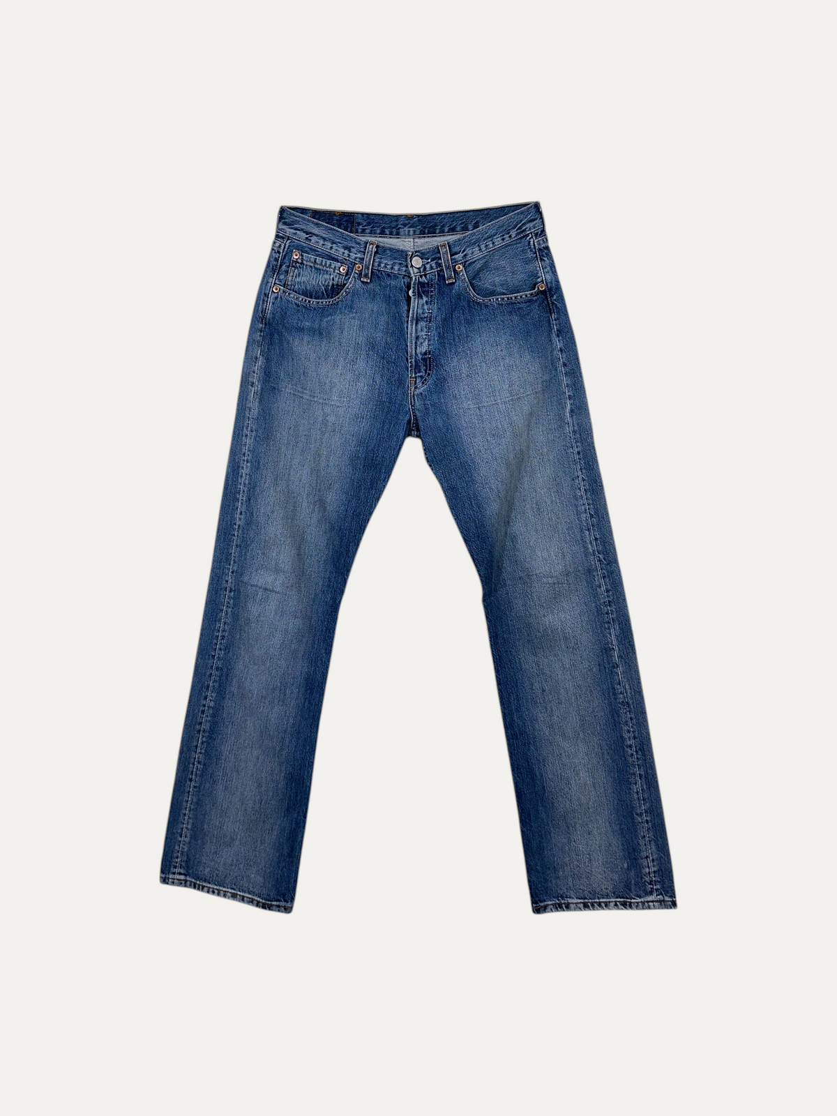 Vintage Levi's 501 Straight Jeans in blue, unisex, size W32 L32 – second-hand
