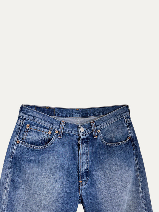 Vintage Levi's 501 Straight Jeans in blue, unisex, size W32 L32 – second-hand