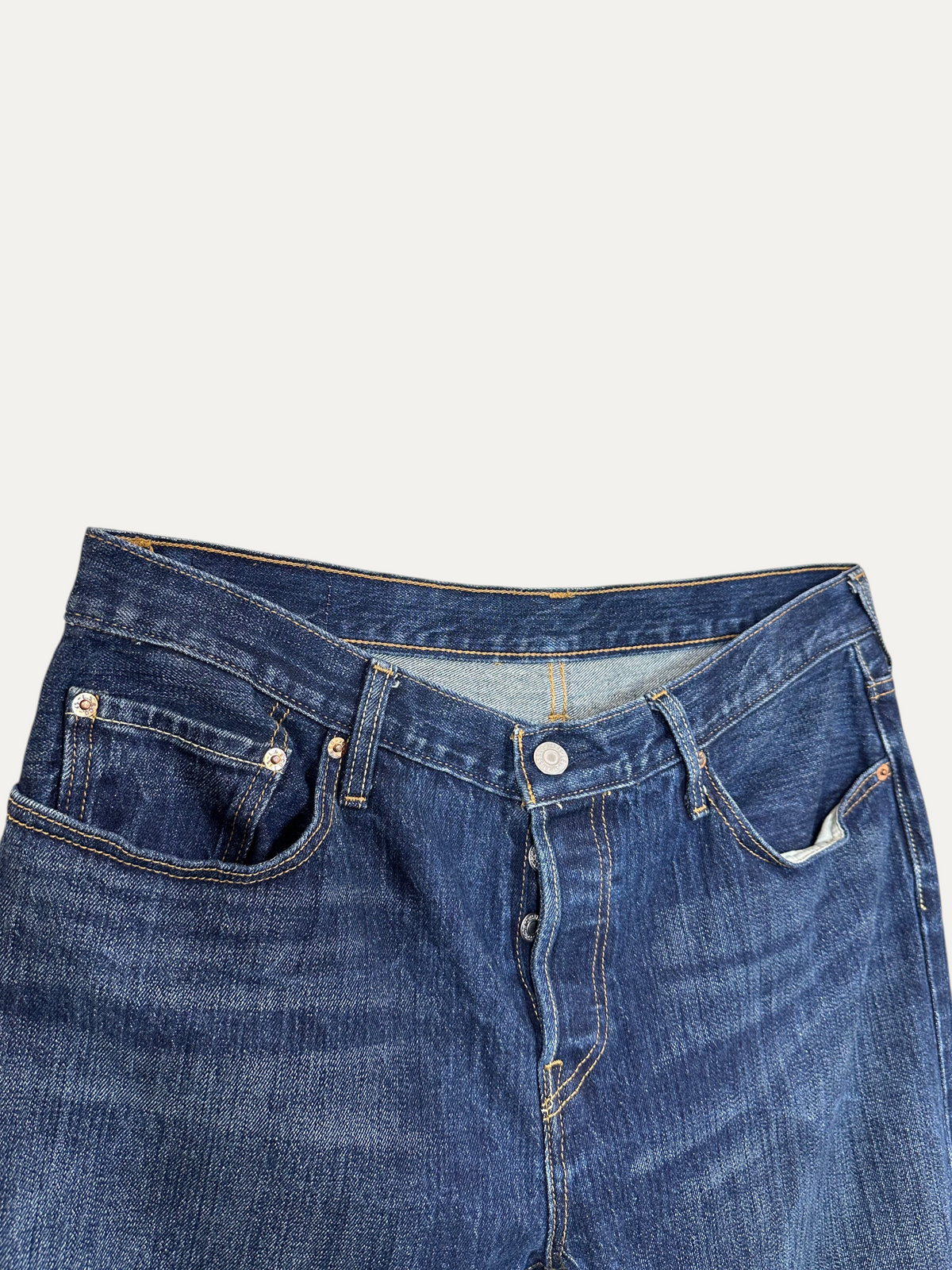 Vintage Levi's 501 Slim Jeans in blue, men's, size W30 L32 – second-hand