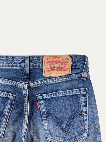 Vintage Levi's 545 Straight Jeans in blue, women's, size W25 L32 – second-hand