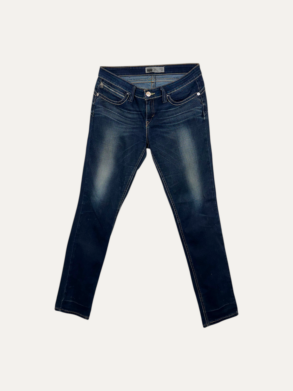 Vintage Levi's Demi Curve Slim Jeans in blue, women's, size W31 L32 – second-hand