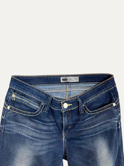 Vintage Levi's Demi Curve Slim Jeans in blue, women's, size W31 L32 – second-hand