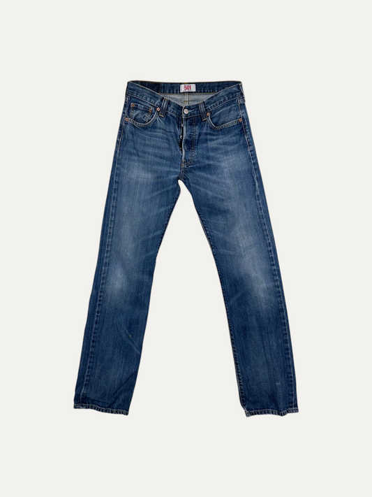 Vintage Levi's Engineered Slim Jeans in blue, men's, size W30 L34 – second-hand