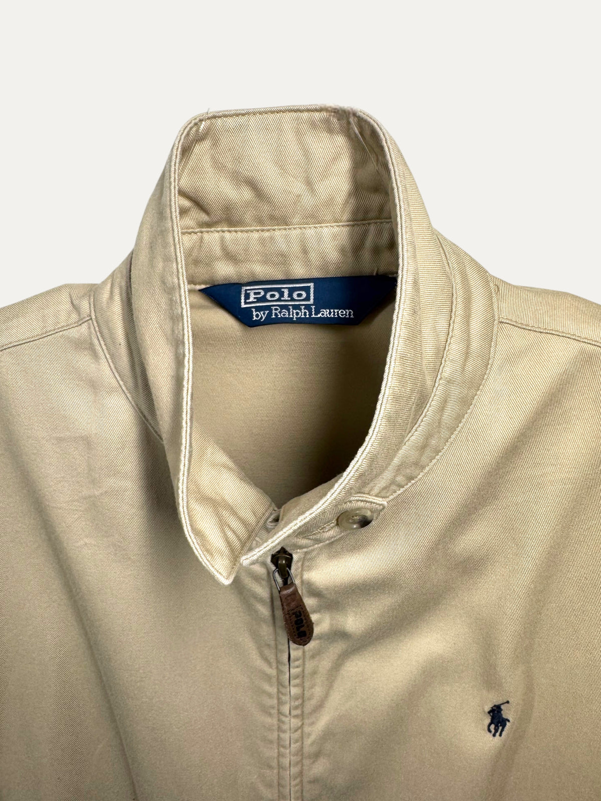 Vintage Polo Ralph Lauren Jacket in beige, unisex, size M – second-hand