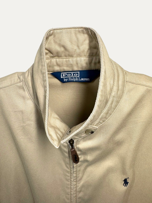 Vintage Polo Ralph Lauren Jacket in beige, unisex, size M – second-hand