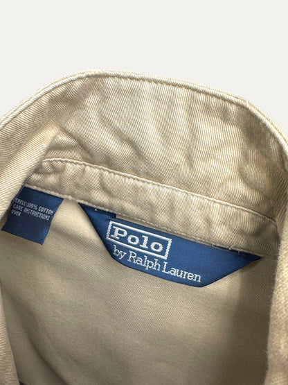 Vintage Polo Ralph Lauren Jacket in beige, unisex, size M – second-hand