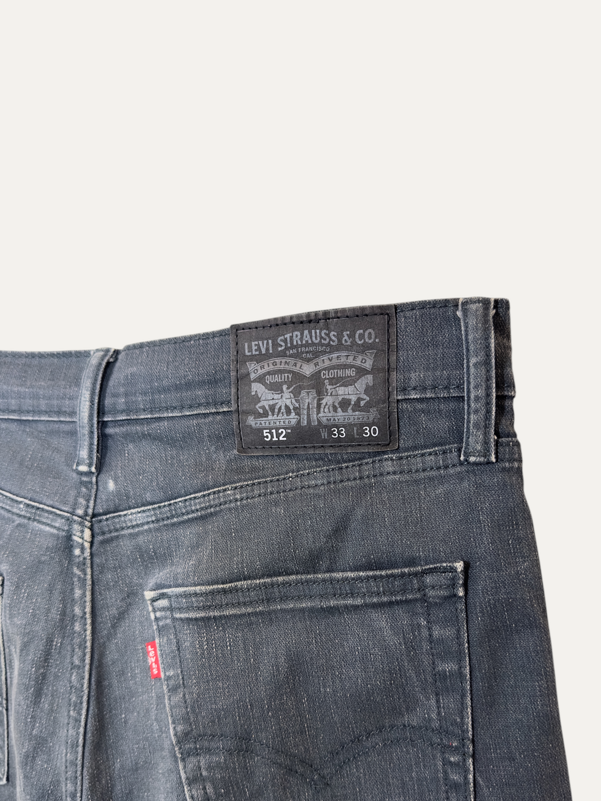Vintage Levi's 512 Slim Jeans in blue, men's, size W33 L30 – second-hand