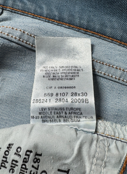 Vintage Levi's 559 Straight Jeans in blue, women's, size W28 L30 – second-hand